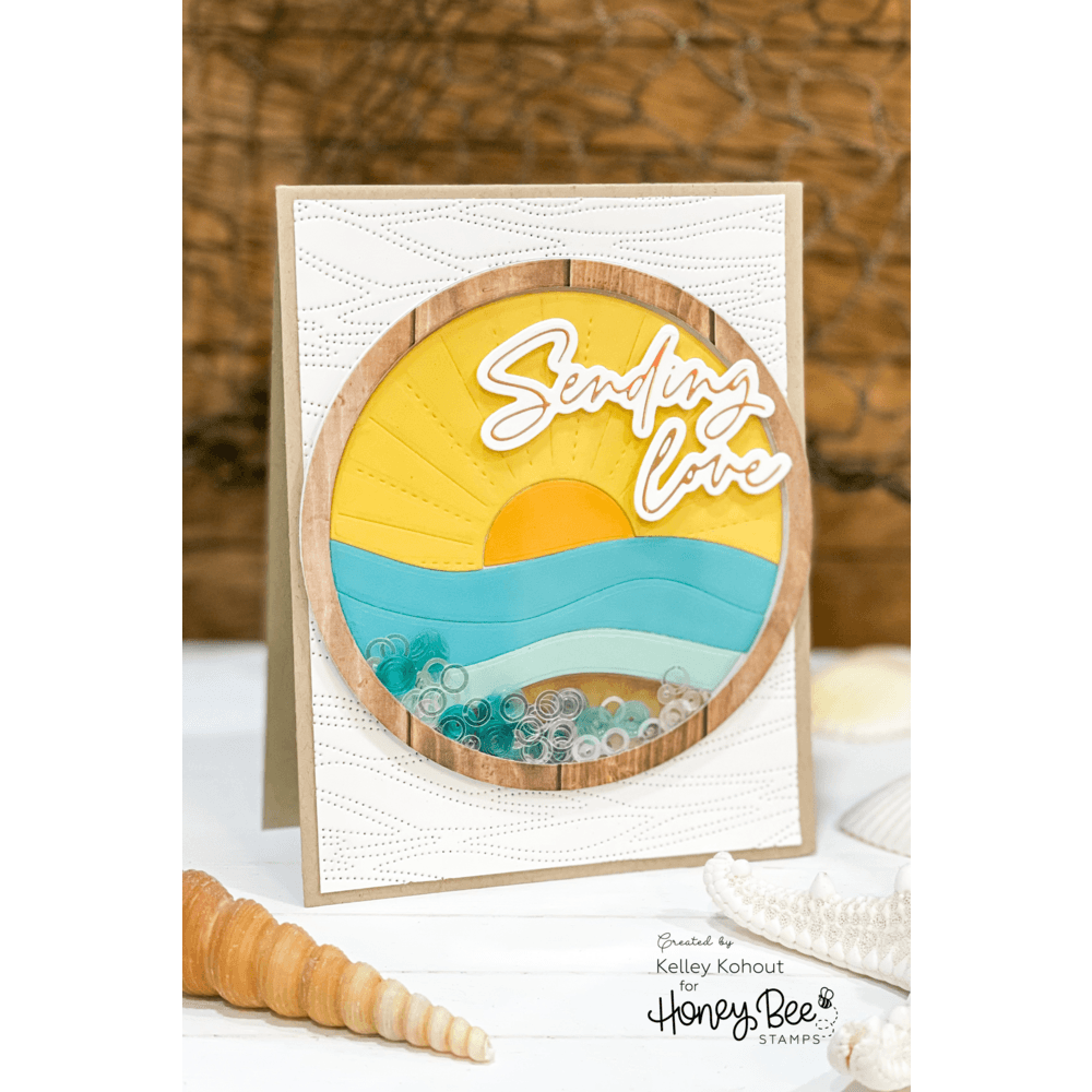 Circlescapes Shaker Frames - Honey Cuts - Stand - Alone Dies - Retiring - Honey Bee Stamps