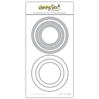 Circlescapes Shaker Frames - Honey Cuts - Stand - Alone Dies - Retiring - Honey Bee Stamps