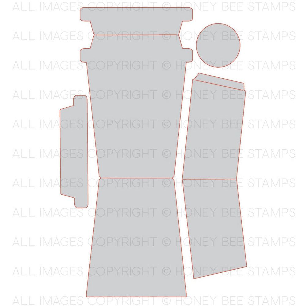 Coffee Cup Gift Card Holder - Honey Cuts - Stand - Alone Dies - Honey Bee Stamps