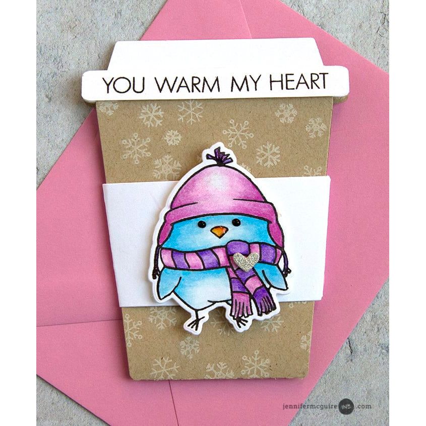 Coffee Cup Gift Card Holder - Honey Cuts - Stand - Alone Dies - Honey Bee Stamps