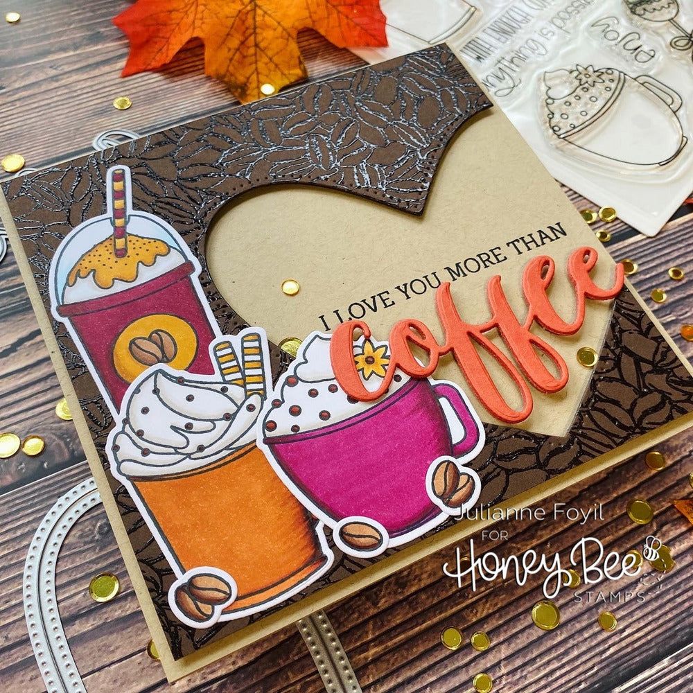 Coffee - Honey Cuts - Stand - Alone Dies - Honey Bee Stamps