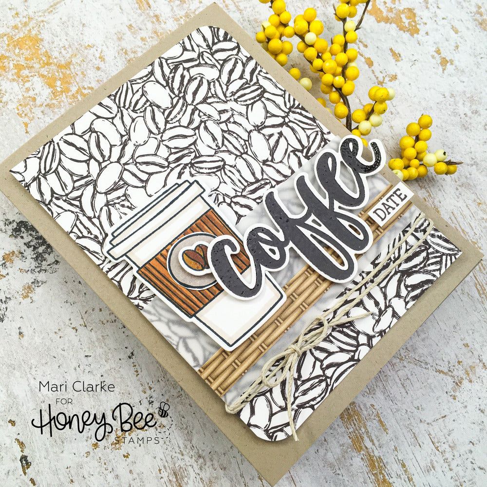 Coffee - Honey Cuts - Stand - Alone Dies - Honey Bee Stamps
