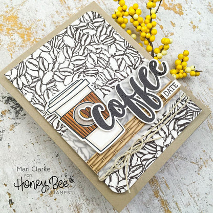 Coffee - Honey Cuts - Stand - Alone Dies - Honey Bee Stamps