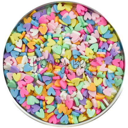 Conversation - Clay Hearts Embellishment Mix - Honey Bee Stamps