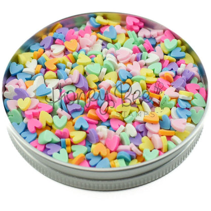 Conversation - Clay Hearts Embellishment Mix - Honey Bee Stamps