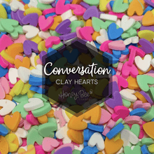 Conversation - Clay Hearts - Honey Bee Stamps
