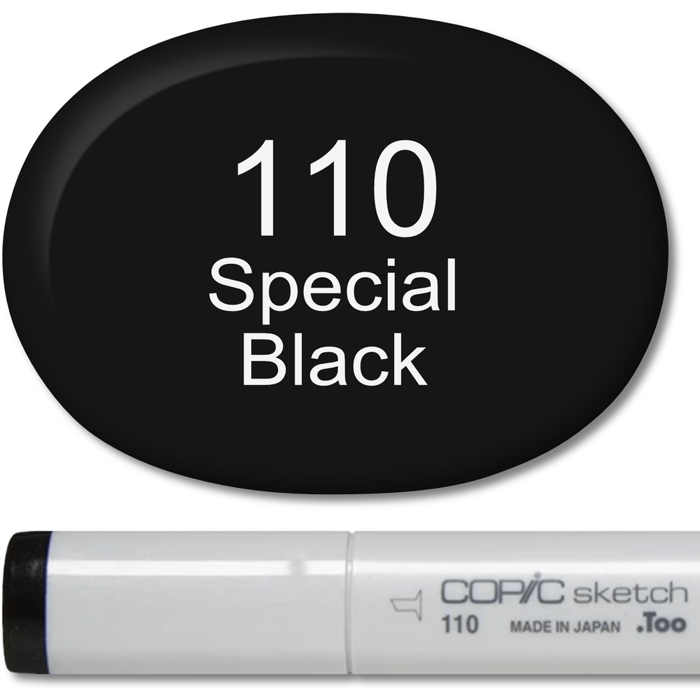 Copic Sketch Marker - 110 Special Black - Honey Bee Stamps