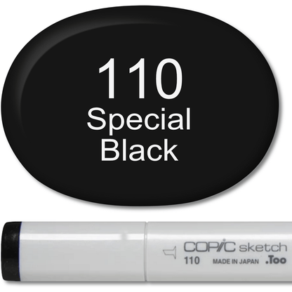 Copic Sketch Marker - 110 Special Black - Honey Bee Stamps