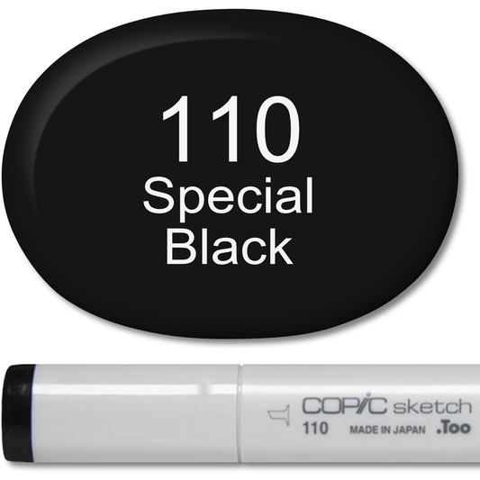 Copic Sketch Marker - 110 Special Black - Honey Bee Stamps