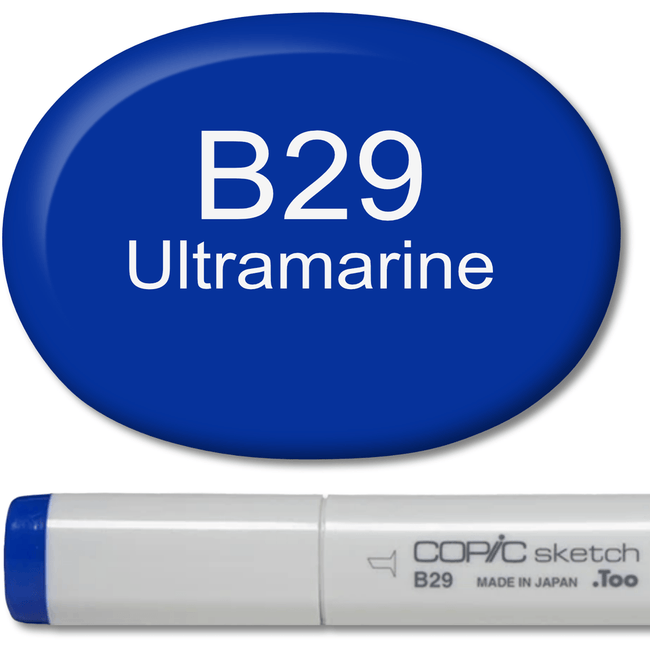 Copic Sketch Marker - B29 Ultramarine - Honey Bee Stamps