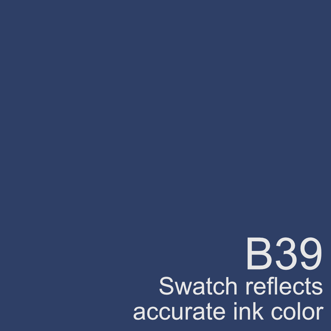 Copic Sketch Marker - B39 Prussian Blue - Honey Bee Stamps