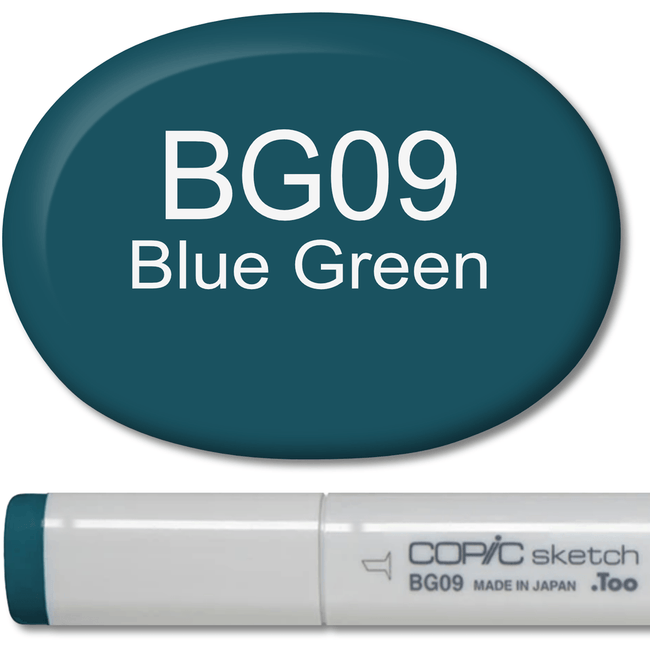 Copic Sketch Marker - BG09 Blue Green - Honey Bee Stamps