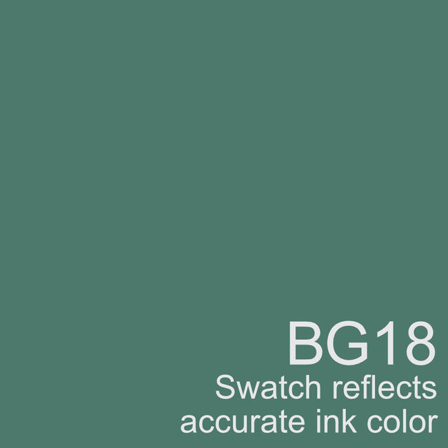Copic Sketch Marker - BG18 Teal Blue - Honey Bee Stamps