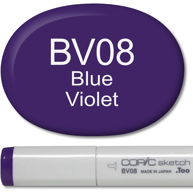 Copic Sketch Marker - BV08 Blue Violet - Honey Bee Stamps