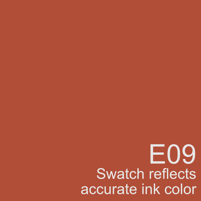 Copic Sketch Marker - E09 Burnt Sienna - Honey Bee Stamps