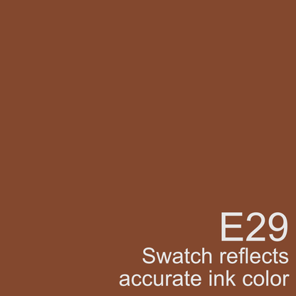 Copic Sketch Marker - E29 Burnt Umber - Honey Bee Stamps