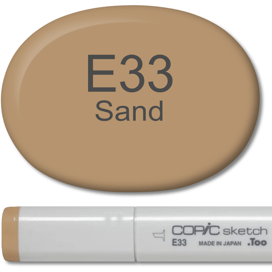 Copic Sketch Marker - E33 Sand - Honey Bee Stamps