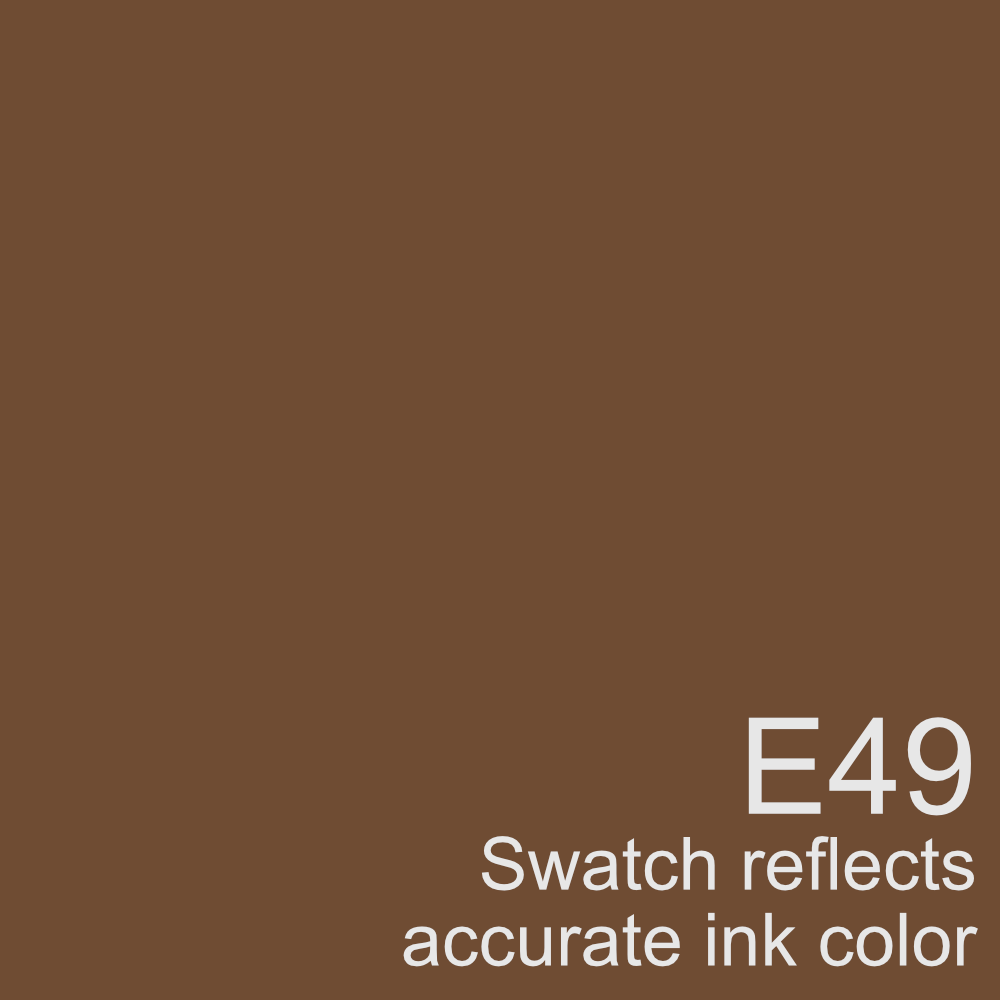 Copic Sketch Marker - E49 Dark Bark - Honey Bee Stamps