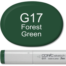 Copic Sketch Marker - G17 Forest Green - Honey Bee Stamps