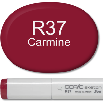 Copic Sketch Marker - R37 Carmine - Honey Bee Stamps