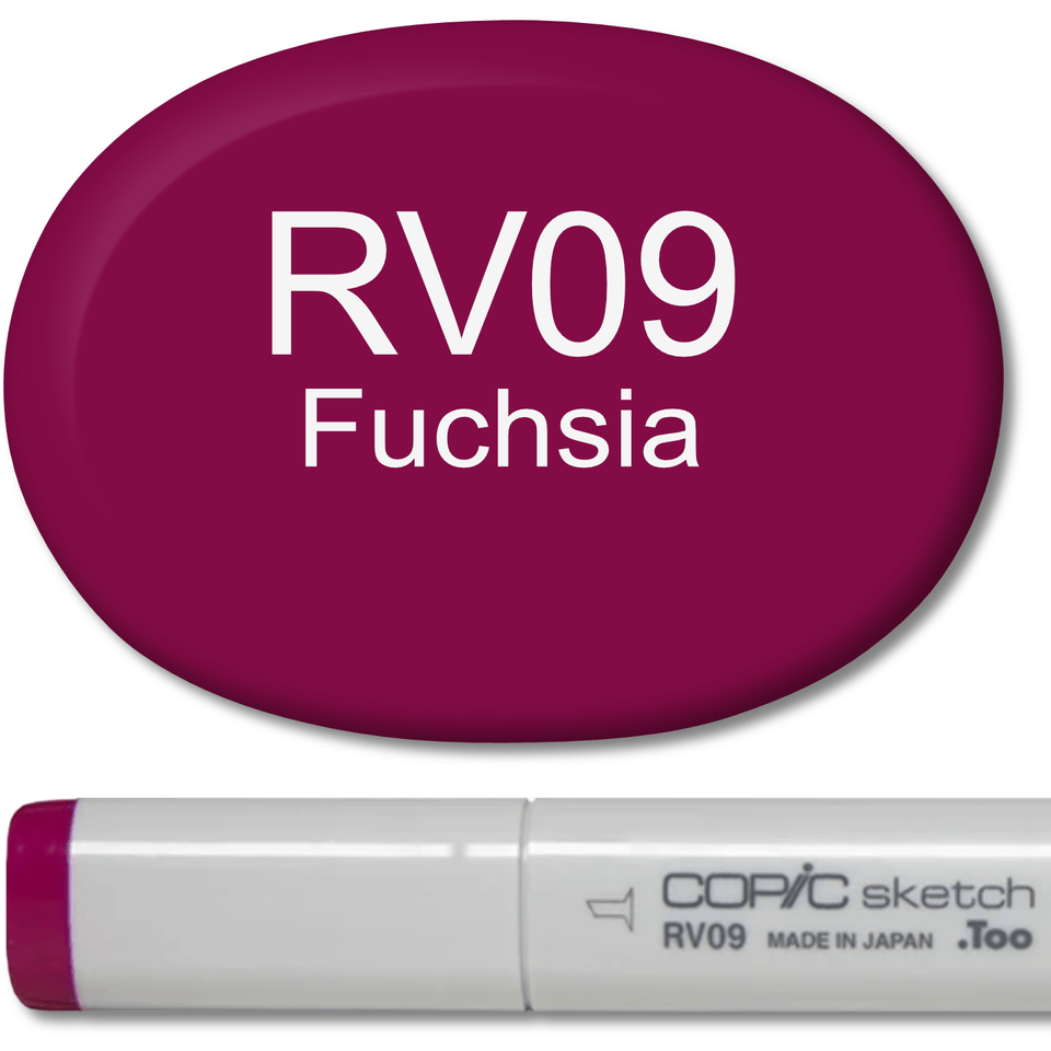 Copic Sketch Marker - RV09 Fuchsia - Honey Bee Stamps