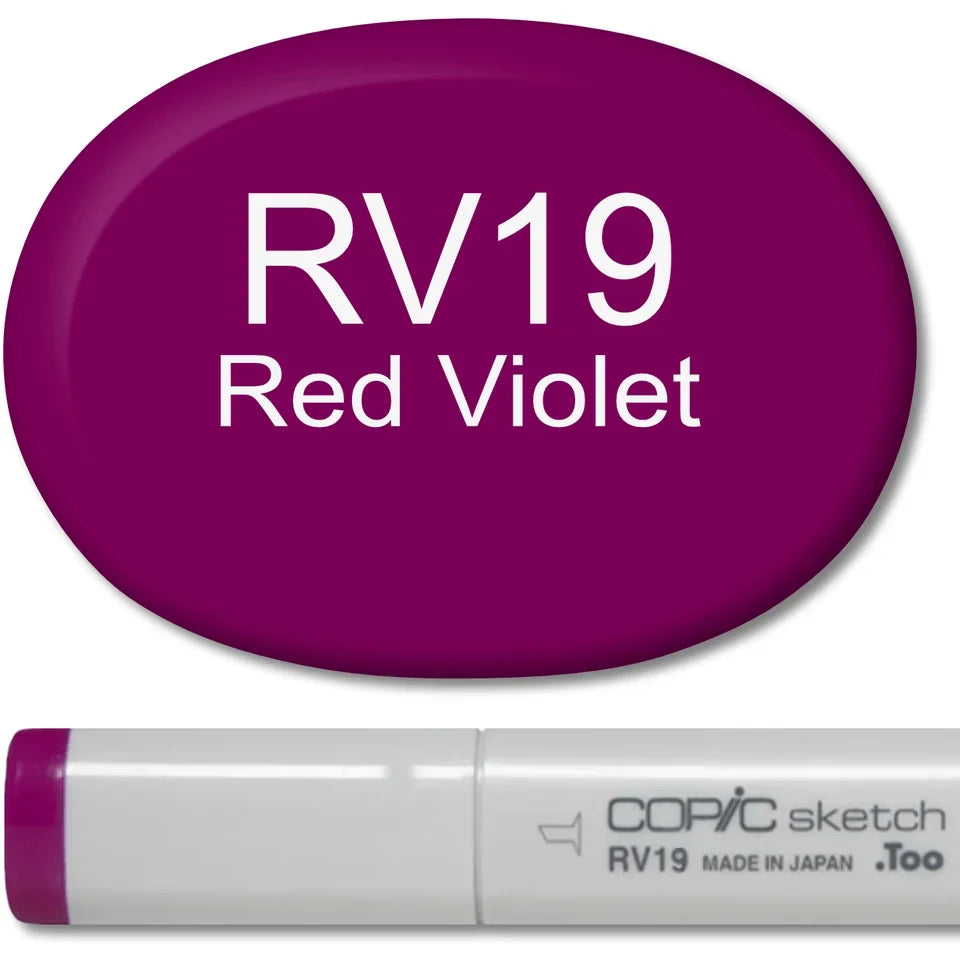 Copic Sketch Marker - RV19 Red Violet – Honey Bee Stamps