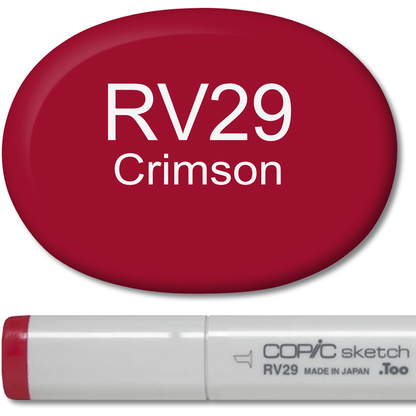 Copic Sketch Marker - RV29 Crimson - Honey Bee Stamps