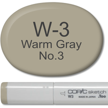 Copic Sketch Marker - W3 Warm Gray 3 - Honey Bee Stamps