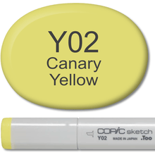 Copic Sketch Marker - Y02 Canary Yellow - Honey Bee Stamps