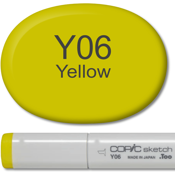 【Cyaccoページ】 弧月 イエロー 2本 Copic Sketch Marker - Y06 Yellow – Honey Bee Stamps