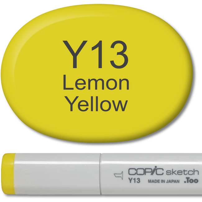 Copic Sketch Marker - Y13 Lemon Yellow - Honey Bee Stamps