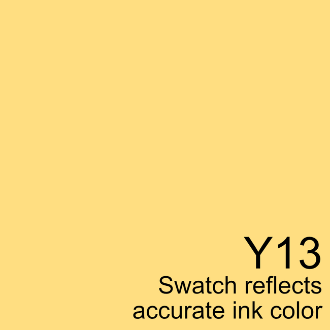 Copic Sketch Marker - Y13 Lemon Yellow - Honey Bee Stamps