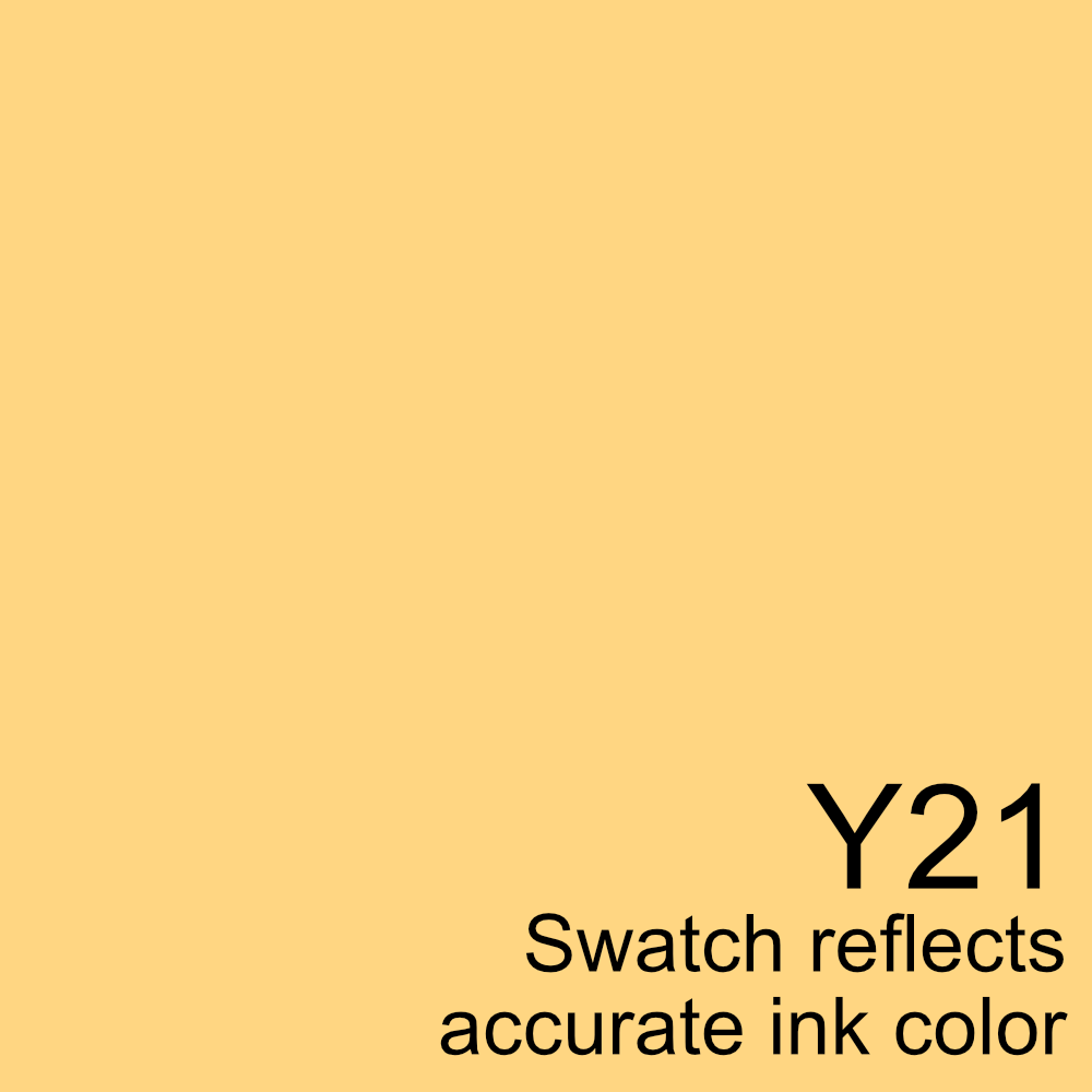 Copic Sketch Marker - Y21 Buttercup Yellow - Honey Bee Stamps