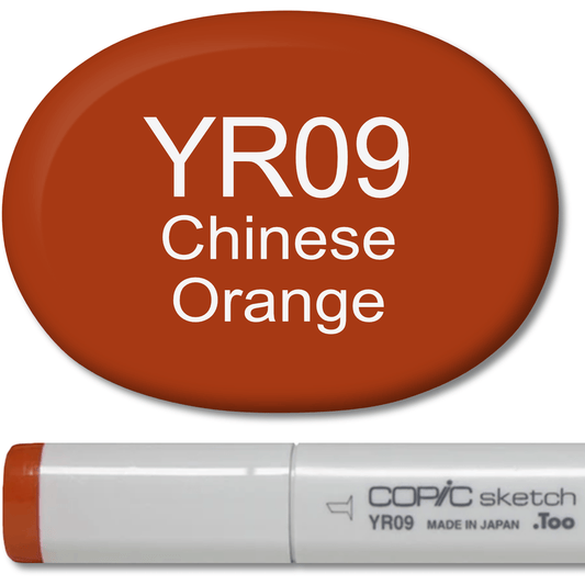 Copic Sketch Marker - YR09 Chinese Orange - Honey Bee Stamps