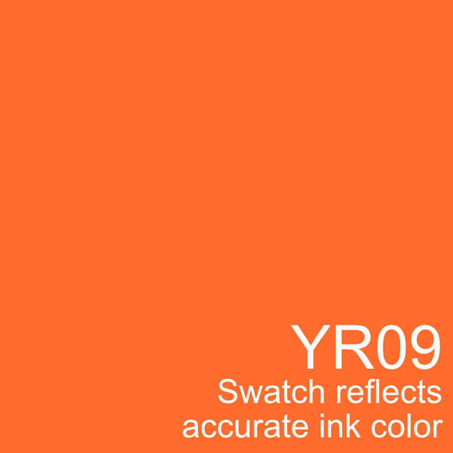 Copic Sketch Marker - YR09 Chinese Orange - Honey Bee Stamps
