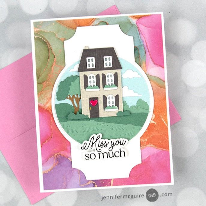 Cottage Countryside - Honey Cuts - Stand - Alone Dies - Honey Bee Stamps