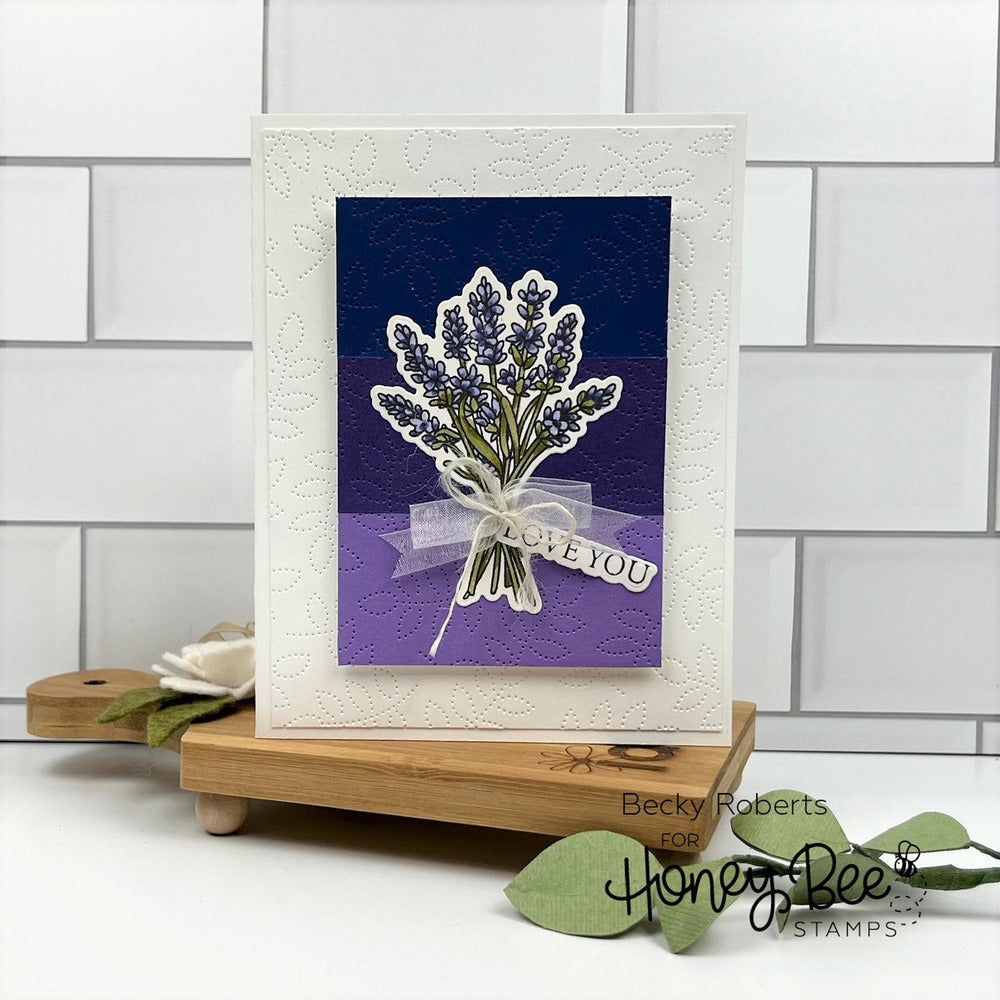 Country Lavender - 6x6 Stamp Set - Honey Bee Stamps