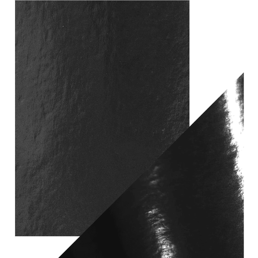 Craft Perfect Mirror Card - 8.5x11 5/pkg Glossy Black - Honey Bee Stamps