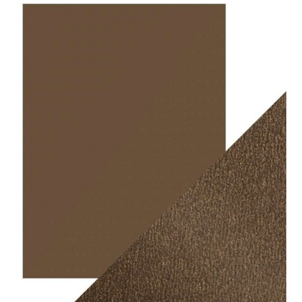 Craft Perfect Pearlescent Card - 8.5x11 5/pkg - Glazed Chestnut - Honey Bee Stamps