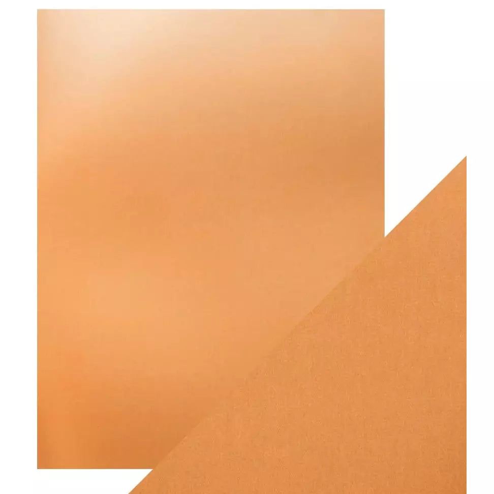 Craft Perfect Satin Mirror Card - 8.5x11 5/pkg Copper Mine - Honey Bee Stamps