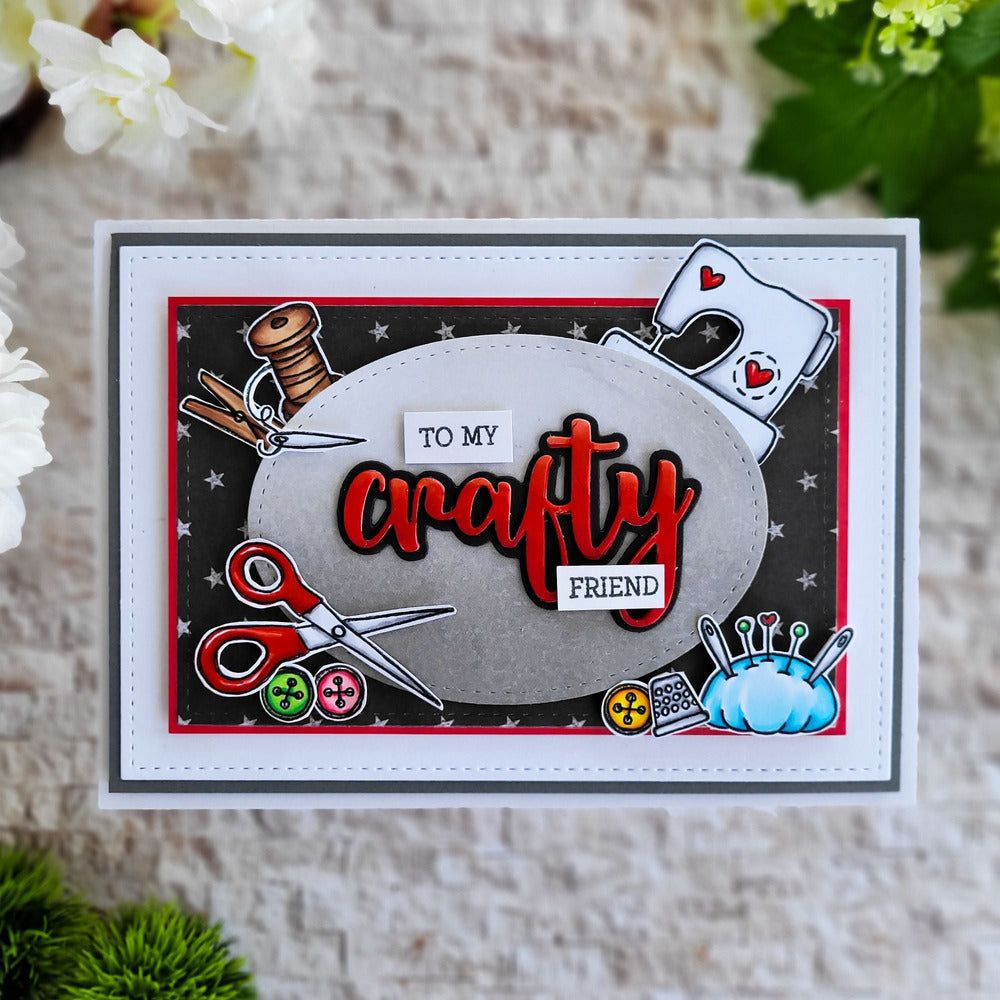 Crafty - 4x4 Photopolymer Stamp Set - Retiring - Honey Bee Stamps