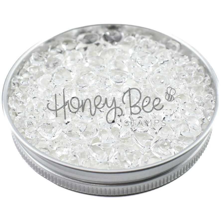 Crystal Clear - Acrylic Hearts Embellishment Mix - Honey Bee Stamps