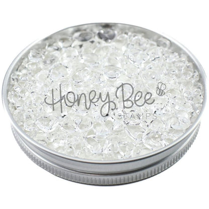 Crystal Clear - Acrylic Hearts Embellishment Mix - Honey Bee Stamps