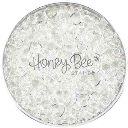 Crystal Clear - Acrylic Hearts Embellishment Mix - Honey Bee Stamps