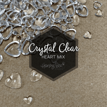 Crystal Clear - Acrylic Hearts Mix - Honey Bee Stamps