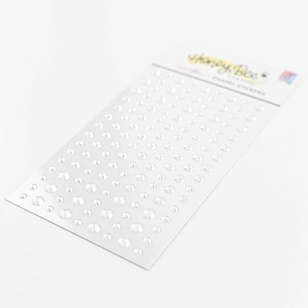 Crystal Glimmer Enamel Stickers - 135 Count - Honey Bee Stamps