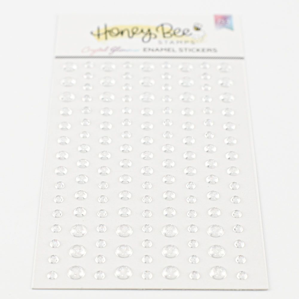 Crystal Glimmer Enamel Stickers - 135 Count - Honey Bee Stamps