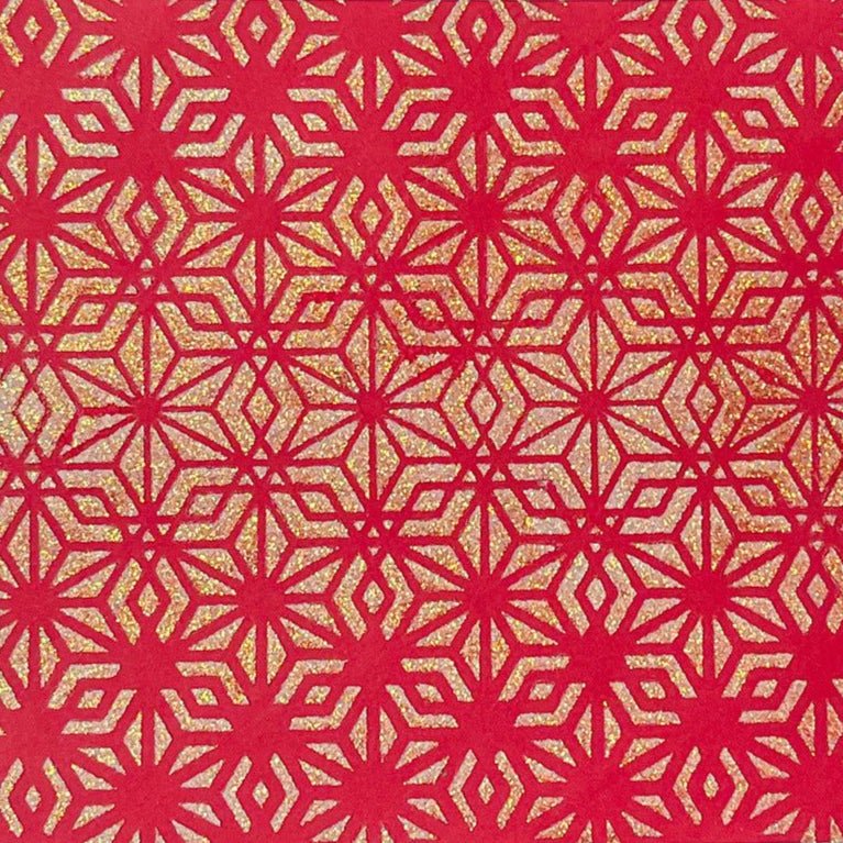 Crystal Kaleidoscope - 6"x6" Background Stencil - Honey Bee Stamps