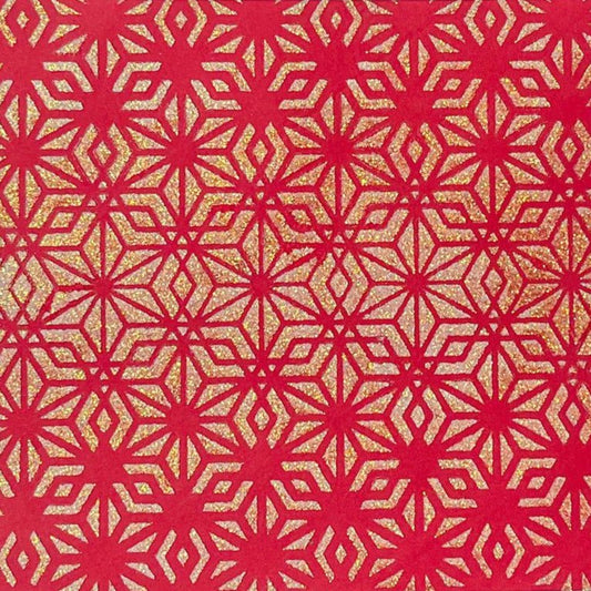 Crystal Kaleidoscope - 6"x6" Background Stencil - Honey Bee Stamps