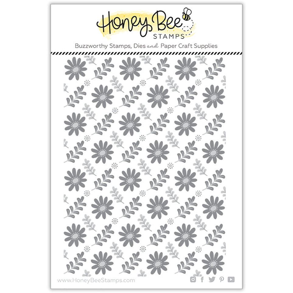 Daisy Field - 3D Embossing Folder - Honey Bee Stamps